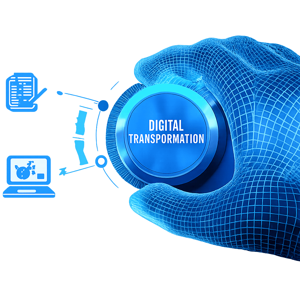 Digital transformation illustration